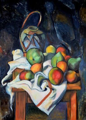 Copy of a painting by Paul Cezanne / oil on canvas / 50 x 70 cm / 2015