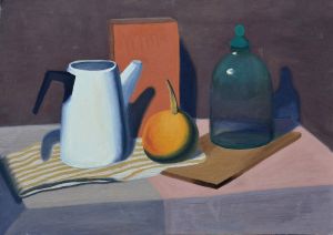 Still Life With A Pumpkin / oil on cardboard / 50 x 70 cm / 2014
