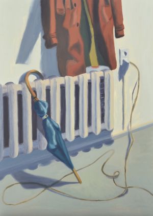 Objects in a Room / oil on cardboard / 50 x 70 cm / 2016