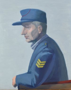 Half-figure II / oil on canvas / 40 x 50 cm / 2016