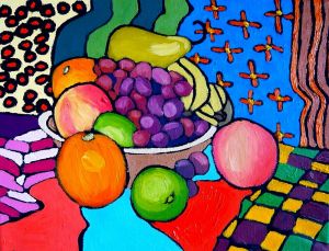 Still Life With Fruit / oil on canvas / 27 x 35 cm / 2015