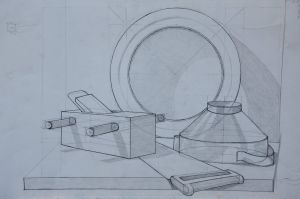 Construction Drawing / graphite on paper / 45 x 65 cm / 2014